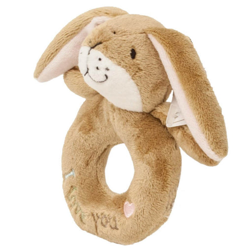 Little Nutbrown Hare Ring Rattle Soft Toy